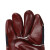 者也 短款牛皮手套 防烫伤耐用透气切割电焊搬运工作防护手套（颜色随机发） 3双
