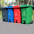 鲁识 LS-rt77 特厚120升脚踏户外垃圾分类垃圾桶大号环卫商用脚踩公共场合物业箱 120升分类脚踏桶(可回收物)