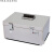 304不锈钢工具箱手提箱子工具收纳箱/存钱箱多用途箱盒子定做 中号加厚工具箱
