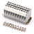 施兹坦  铜件电压端子UK-6N  6平方 导轨电压接线端子排板 UK6N端子（灰色） 10片