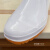 低筒白色雨鞋防滑低帮水鞋浅筒雨靴短筒水靴耐油耐磨劳保胶鞋 白色 37