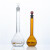 比克曼生物（BKMAM）湘玻 玻璃容量瓶定量瓶定容瓶 500mL 棕色