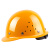 懒牛国标安全帽工地ABS 烤漆玻璃钢钢钉黄色电力建筑领导用头盔