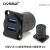 高速USB3.0数据信号传输直通免焊D型双通A口对接插座机柜面板延长 AUSB3.0-2-B 双口USB3.0黑色