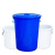 大水桶塑料圆桶大号酒店厨房工业大容量加厚储水桶环卫物业商用垃圾桶 50升红色无盖