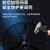 喜客龙（XIKELONG）工业风扇750塑叶挂壁款 商用户外工厂车间超大风强力牛角电风扇大功率大风力