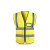 曼睩 针织布多口袋黄色 针织布多口袋反光衣反光背心道路安全指挥应急救援施工马甲ML002