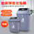 清洁垃圾桶有盖大号商用大容量带盖厨房 60L绿色带盖