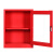 宜统 应急物资柜消防救援物资柜防汛存储安全器材柜钢制 长750宽450高260mm红色