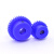 蓝色尼龙齿轮1模15齿-60齿电机凸台齿轮圆柱直齿轮塑料正齿轮 36齿电机尼龙齿轮