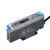 FS-V11数显光纤放大器控制器红外感应光电传感器漫反射对射 M6单头反射光纤线长1米