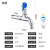 毓能 4分单冷防盗水龙头物业自来水钥匙带锁入墙水龙头洗衣机拖把池龙头 合金中长体洗车胶水管尖嘴