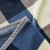 甜晨 毛毯加厚珊瑚绒毯法兰绒双人空调毯春季薄毯子学生宿舍单人绒毯 蓝大格 230*250cm【约3.8斤】