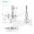原装怡合达型肘夹 替代垂直压紧式夹具101B 钳W101-B 经济型WDC101-B