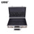 安赛瑞 手提式密码工具箱 铝合金精密仪器箱保险存储箱 证件收纳箱铝箱 36×24×10cm 黑色空箱 28465