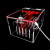 存放盒带锁收纳保管箱员工定制有机玻璃透明存放柜收纳箱工业品 透明网格40格