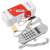 定制QIYO琪宇A666来电显示便携式查线机查话机 电信联通铁通抽拉免提 灰白色C019来电显示带线盒+