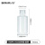 比克曼生物（BKMAM）塑料试剂瓶hdpe 白色棕色螺口小口 样品瓶取样瓶 【透明60mL】10个/包 1包 
