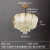 法式水晶客厅吊灯新款现代简约轻奢卧室水晶餐厅吊灯中山灯具 直径50CM 送三色灯泡 不包安装