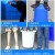 京酷KINKOCCL 大号塑料圆桶储水桶工业桶酒店厨房环卫物业垃圾桶 白色60升带盖