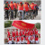 新特丽志愿者马甲 可定制印字logo 玫红 义工背心活动广告公益工装工作服马甲 含帽子