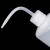 冰禹 BY-2021塑料白色弯头管洗瓶 带刻度LDPE冲洗瓶 加厚洗瓶 500ML 3个/包