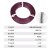 番禺五羊 FF46-2/AF250铁氟龙高温线镀银地感线圈导线 1*0.2平方100m紫色