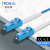 创优捷 光纤跳线 铠装 单纤 LC/UPC-LC/UPC-单模-G.652D-3mm-35M-LSZH-蓝色