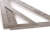 不锈钢三角尺加厚45度木工精准高精度工业级大号等腰直角三角板 等腰三角尺  45度大号