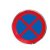 交通道路圆形限速牌三角形警示牌方形指示牌限速公里标志牌厂区停 左边出口 50*50cm