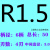 钨钢铝用内r刀反R角铣刀高光合金反R刀倒圆弧倒角刀0.2-6.0 R0.5*D4*50*2T