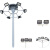 LED球场灯广场灯6米8米10米12米15米户外高杆灯路灯 5米市电A字臂60W