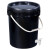 尚留鑫 手提塑料桶25L黑色带龙头水桶加厚储水洗手桶