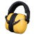 佳护佳护隔音耳罩降音睡觉专业防噪音学生睡眠用学习工业耳机神器 头箍（加强版）：黄色 均码