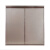 带框橱柜门定制钢化玻璃晶钢门板订做大理石铝合金厨房灶台柜自装 白色包边带框门」