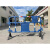 塑料铁马胶马护栏市政施工地移动围栏警示安全隔离栏道路交通防护 1600*1000-出口-蓝色加厚 /全新