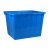 墨申加厚塑料桶长方形塑料水箱储水桶泡瓷砖箱大号水桶定制 300蓝色870*653*615MM
