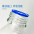 蓝盖螺口试剂瓶透明棕色茶色广口玻璃瓶样品瓶水样瓶 50mL-透明-蓝盖螺口试剂瓶