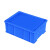 周转箱塑料长方形物流箱塑料筐物料元件盒螺丝 5号箱外:470*350*165mm 蓝色