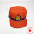 初构想（CHUGOUXIANG）消防橙色作训帽红色抢险救援小帽户外森林专职平顶帽训练帽子 干款 头围56