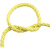 凯夫拉绳高温防火阻燃帆船绳耐磨编织纤维圆绳芳纶安全绳 黄色2mm/米