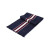 巴利 BALLY 奢侈品 男士羊毛保暖流苏围巾 M7CN467F 8J389 145 海军蓝色红白条纹