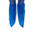 普达 一次性PE防水鞋套 养殖防护疫防水漂流鞋套 蓝色 均码70*35 20双装 