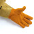 威特仕10-2327 驯鹿王鹿二层皮中袖款手感宝氩弧焊TIG手套 金黄色（100对/箱） XL 