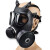 德联泰 防毒面具头戴式 FNJ05过滤式呼吸防化全面罩 单面罩+滤罐