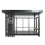 家莱宝（JIALAIBAO）户外吸烟亭可移动吸烟室 钢结构吸烟房吸烟棚 2*4*2.7m