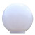 球形中华路灯灯罩螺口卡口亚克力柱子柱头圆球围墙户外防水外壳 (不发黄加厚)直径50螺口18CM