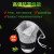 LISM餐饮口罩透明塑料专用厨房防口水飞沫防唾沫厨师微笑透明口罩 10个(超值装)