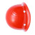 欧杜（oudu）  玻璃钢材质头盔式安全帽 白、红、蓝三色 10顶起发 红色