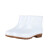 劳保佳 雨鞋 短筒雨靴 厂专用防滑防水鞋 白色卫生工作胶鞋水靴 单鞋 短筒白色 40码